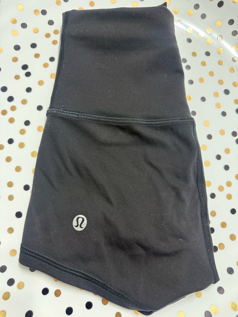 lululemon athletica Black High-Waist Athletic Shorts